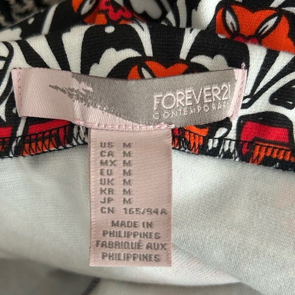 Forever 21 Women's Strapless Mini Dress Printed Southwestern Festival Boho Sz M - Picture 11 of 11